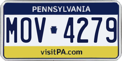 PA license plate MOV4279