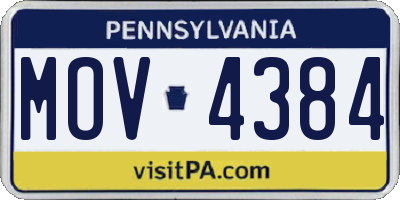 PA license plate MOV4384