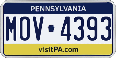 PA license plate MOV4393
