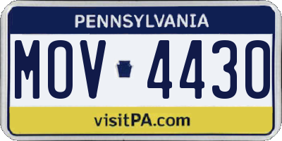 PA license plate MOV4430