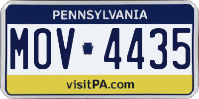 PA license plate MOV4435