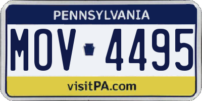 PA license plate MOV4495