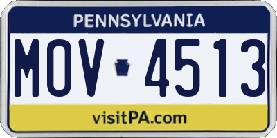 PA license plate MOV4513