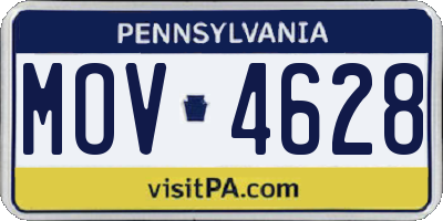 PA license plate MOV4628