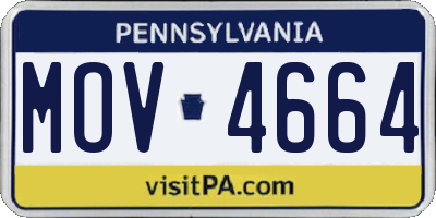 PA license plate MOV4664