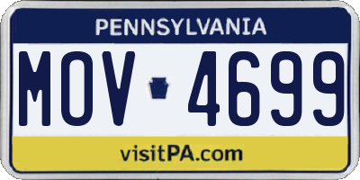 PA license plate MOV4699