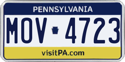 PA license plate MOV4723