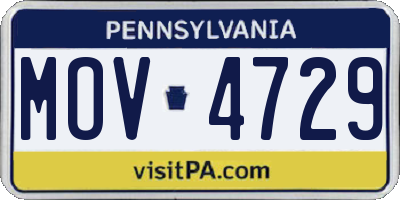 PA license plate MOV4729