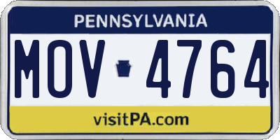 PA license plate MOV4764
