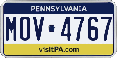 PA license plate MOV4767