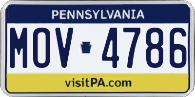 PA license plate MOV4786