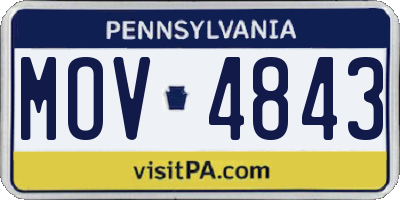 PA license plate MOV4843