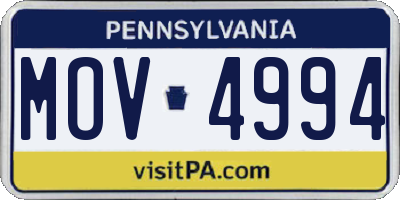 PA license plate MOV4994