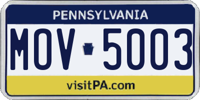 PA license plate MOV5003