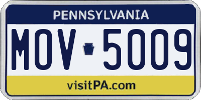 PA license plate MOV5009