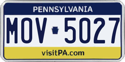 PA license plate MOV5027