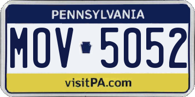 PA license plate MOV5052