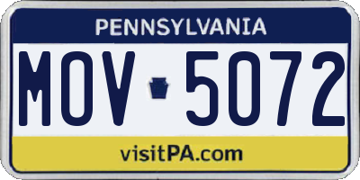 PA license plate MOV5072