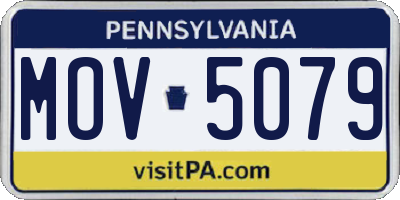 PA license plate MOV5079