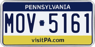 PA license plate MOV5161