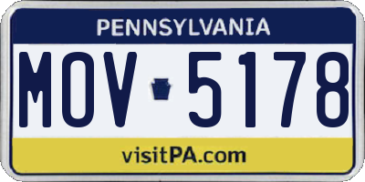 PA license plate MOV5178