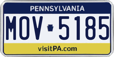 PA license plate MOV5185
