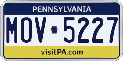 PA license plate MOV5227