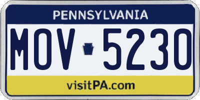 PA license plate MOV5230
