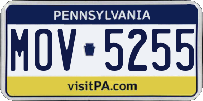 PA license plate MOV5255