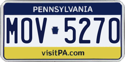 PA license plate MOV5270