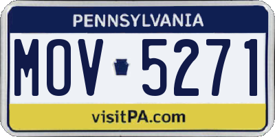 PA license plate MOV5271
