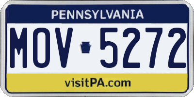 PA license plate MOV5272