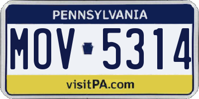 PA license plate MOV5314