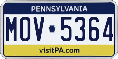 PA license plate MOV5364