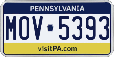 PA license plate MOV5393