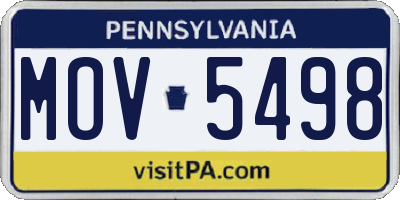 PA license plate MOV5498