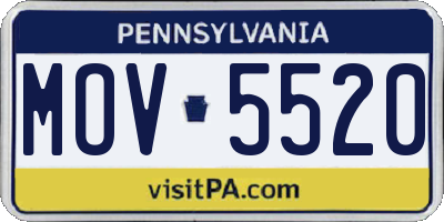 PA license plate MOV5520