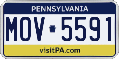 PA license plate MOV5591