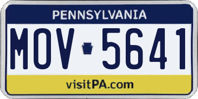PA license plate MOV5641