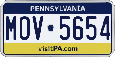 PA license plate MOV5654