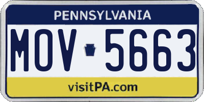 PA license plate MOV5663