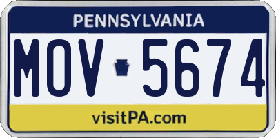 PA license plate MOV5674
