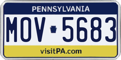 PA license plate MOV5683