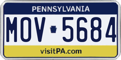 PA license plate MOV5684