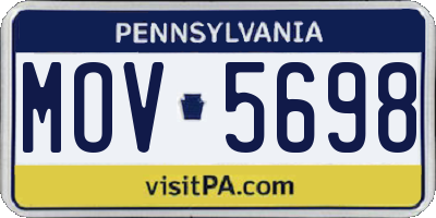 PA license plate MOV5698