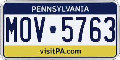 PA license plate MOV5763