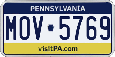 PA license plate MOV5769
