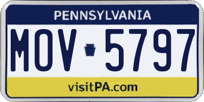 PA license plate MOV5797