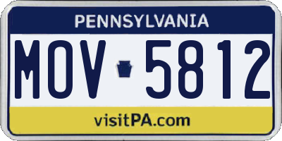 PA license plate MOV5812