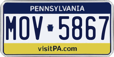 PA license plate MOV5867
